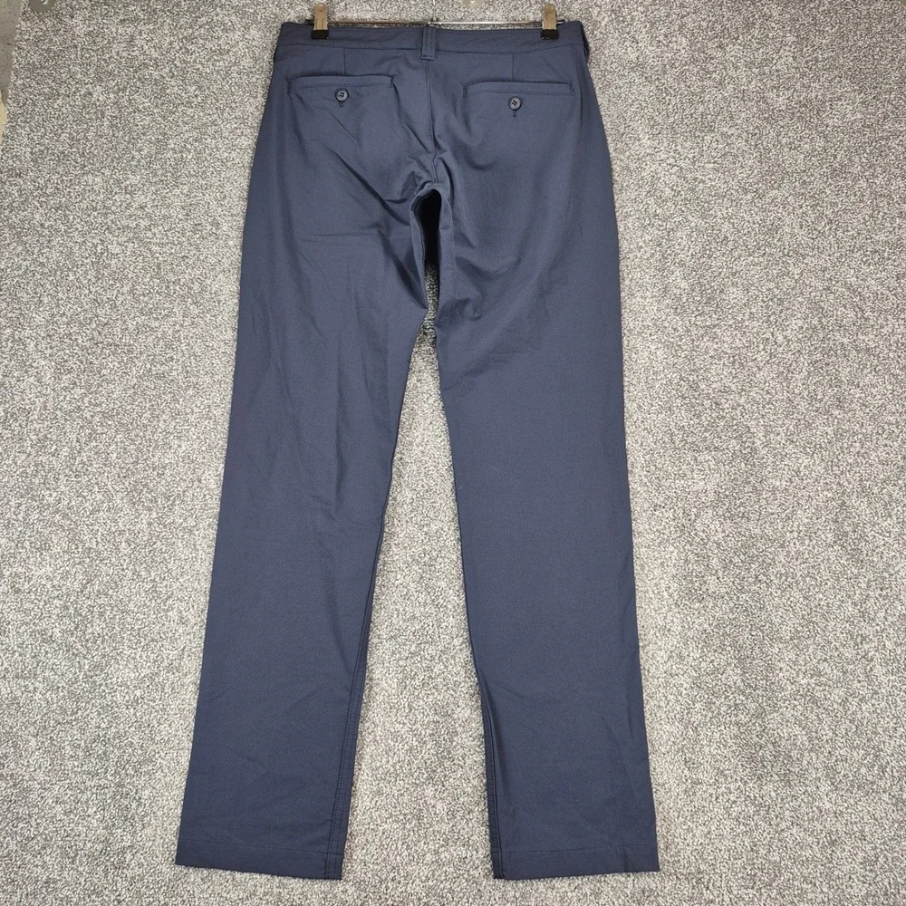 American Giant Pants Mens 30x32 Navy Blue Nylon Stretch Hiking Made in USA